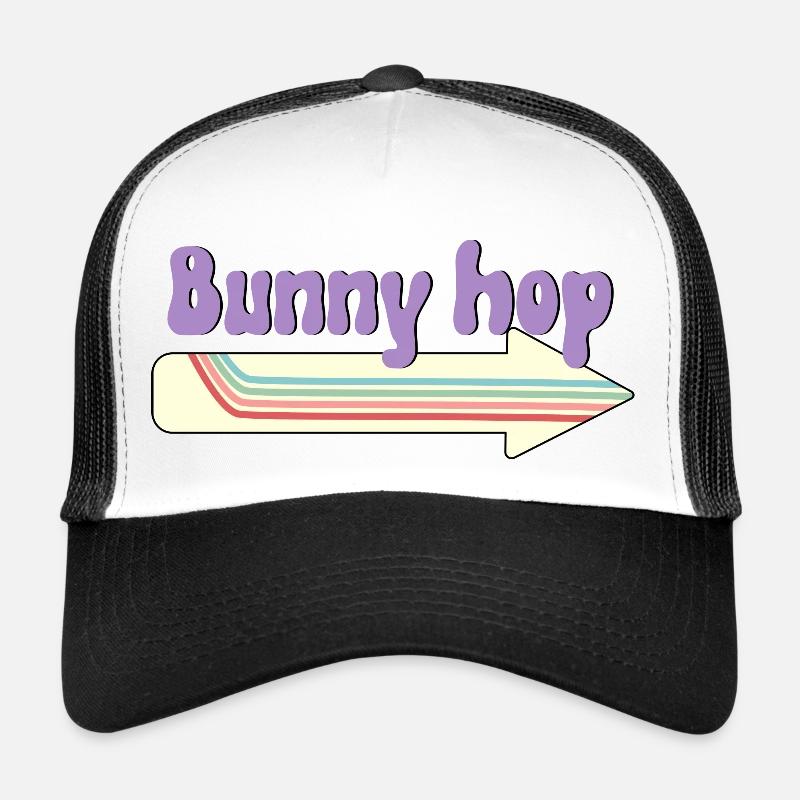 Bunny Hop - Trucker Cap - Weiß/Schwarz