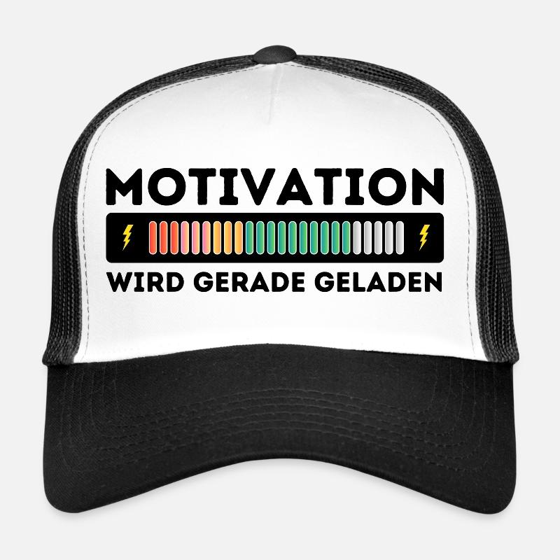 La motivation est chargée Casquette trucker 