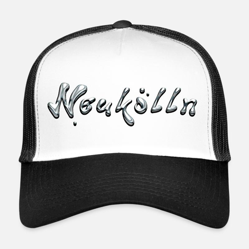 Neukölln Metallic Font Trucker Cap