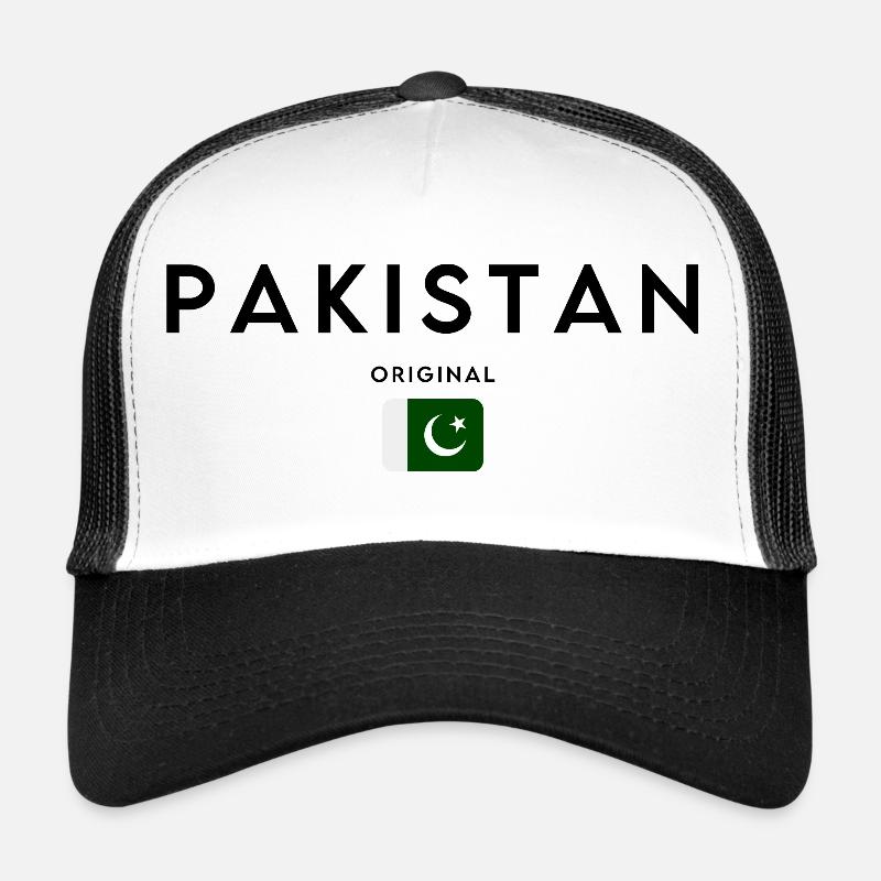 Pakistanischer Stolz, minimalistisches, elegantes Design Trucker Cap