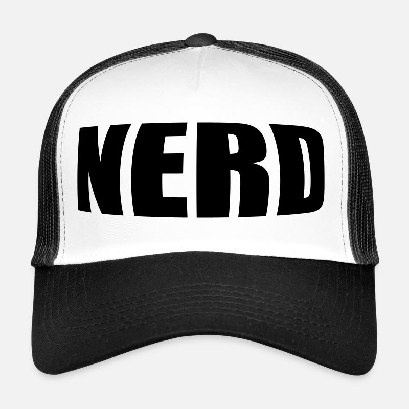 NERD - Trucker Cap - Weiß/Schwarz