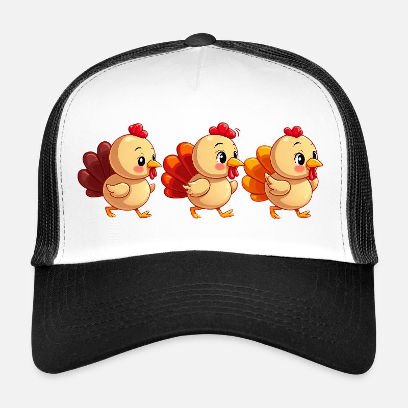 Bébé dinde de Thanksgiving Casquette trucker 
