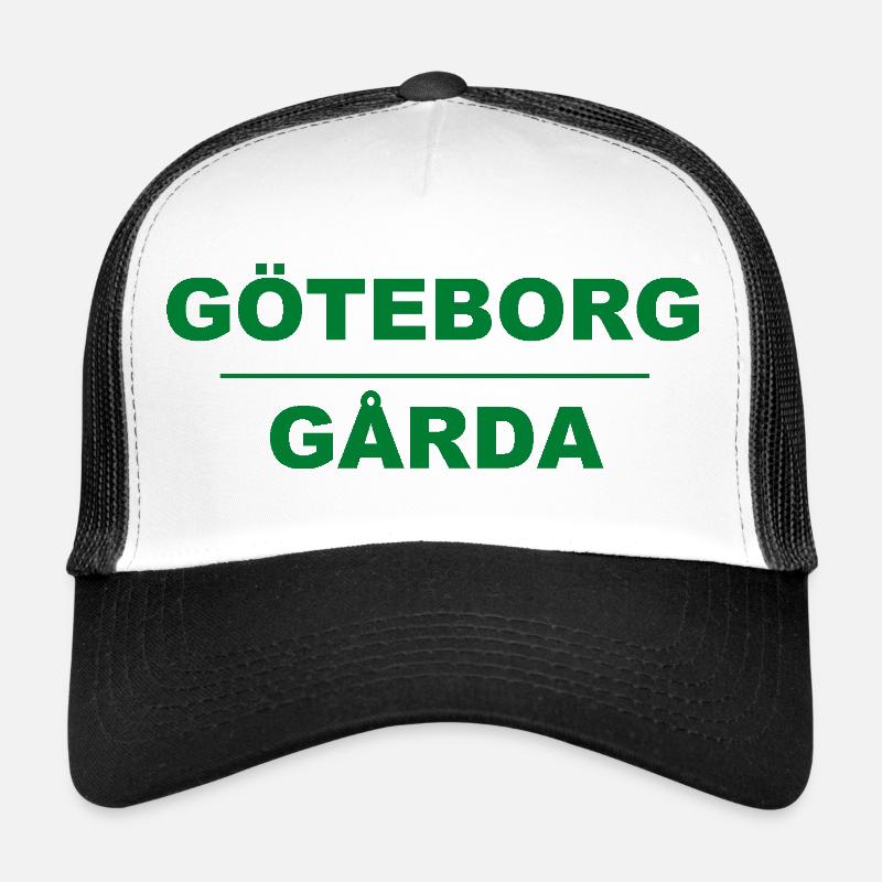 Göteborg Gårda – Design vert-noir Casquette trucker 
