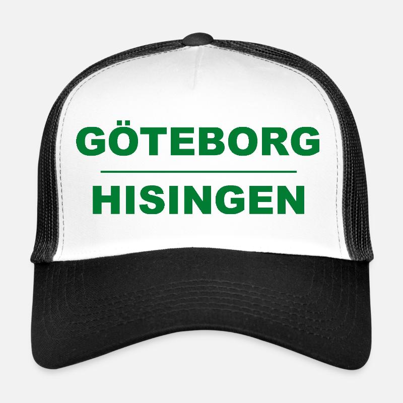Göteborg Hisingen – Design vert-noir Casquette trucker 