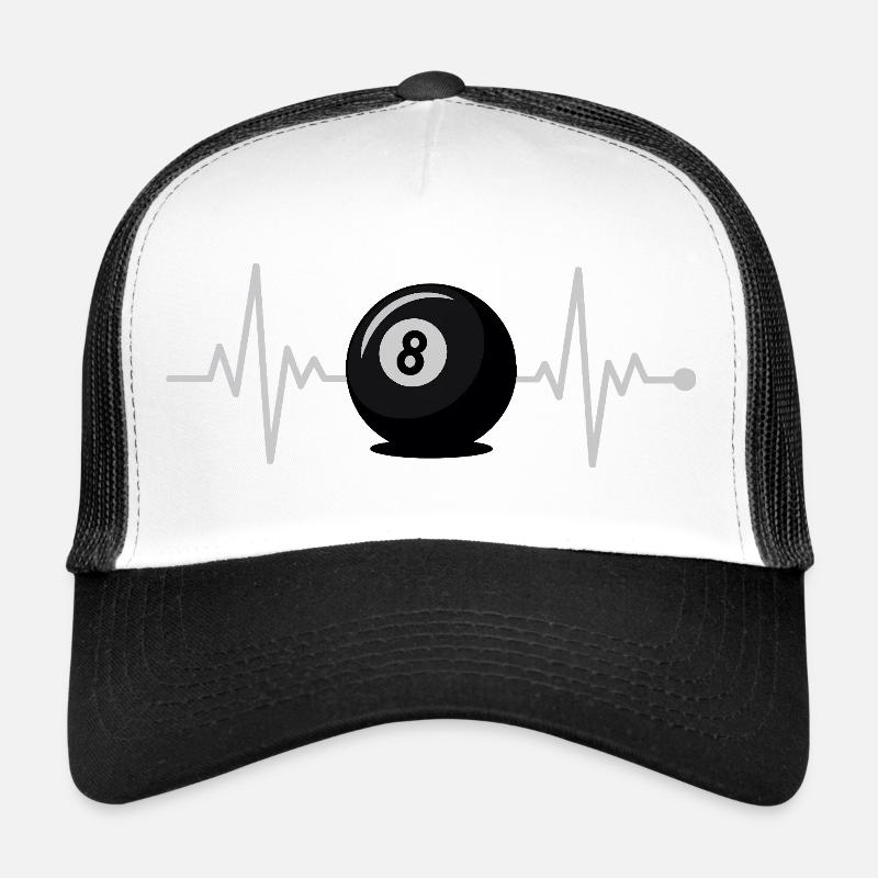 8Ball Heartbeat: Pool Vibe Trucker Cap