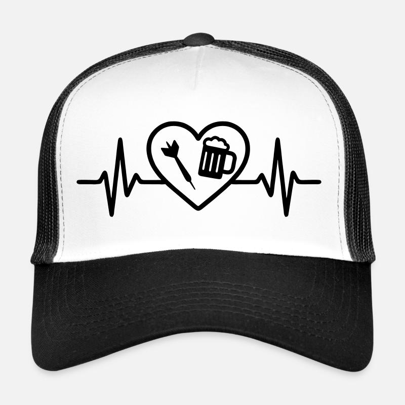 Bière Heart Darts Casquette trucker 