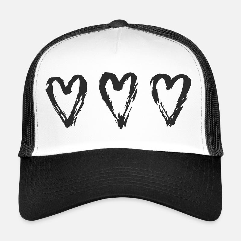 3 Herzen Trucker Cap
