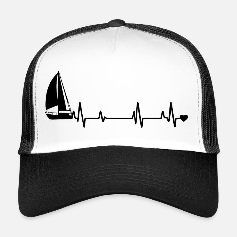 Sail - Trucker Cap - white/black