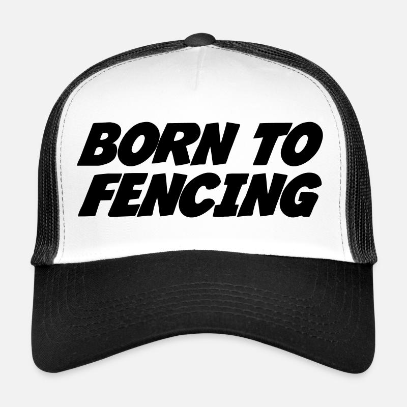 Born for fencing: dynamic and modern design Trucker Cap