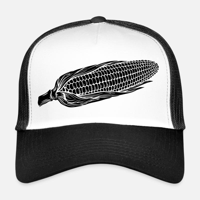Corn on Cob Silhouette Trucker Cap