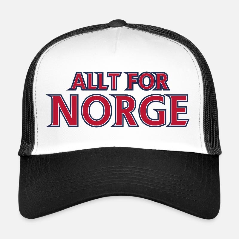 Emblème rétro de la Norvège Casquette trucker 