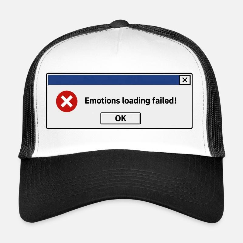 Émotions Chargement échoué | Humour introverti Casquette trucker 