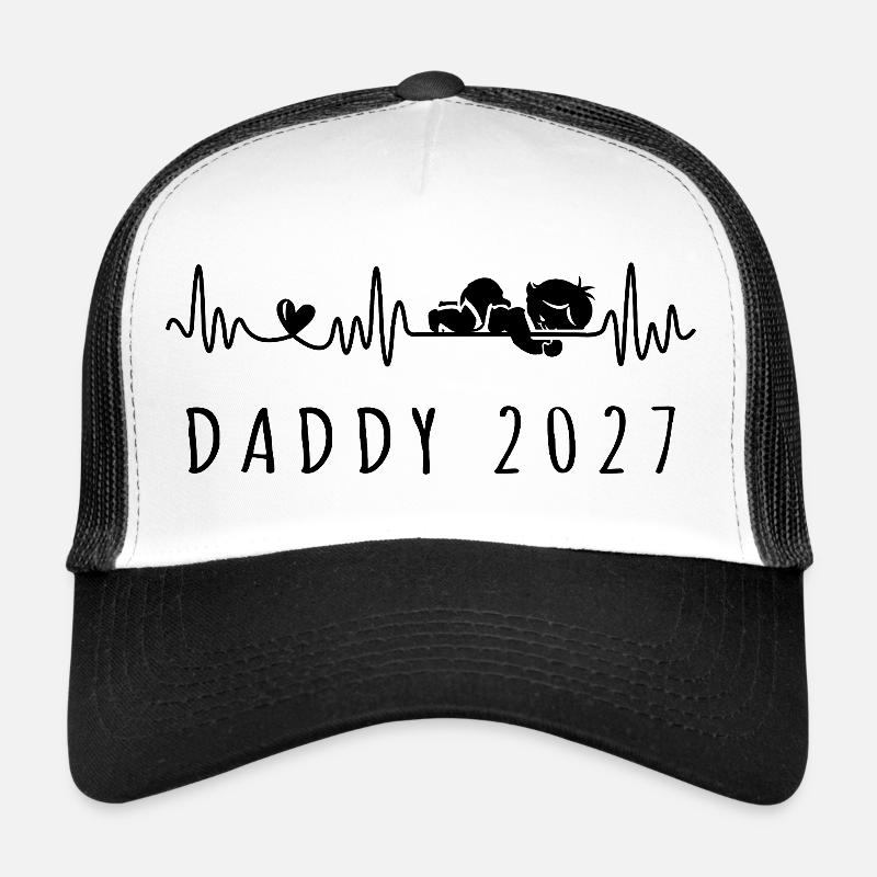 Annonce de bébé Heartbeat 2027 Grossesse Casquette trucker 