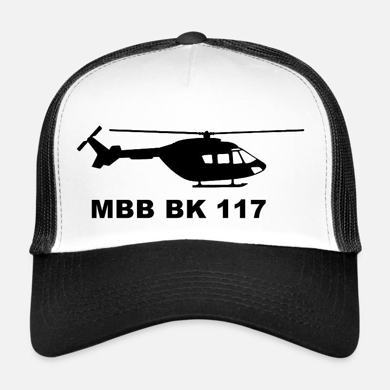 MBB BK 117 Helicopter Trucker Cap