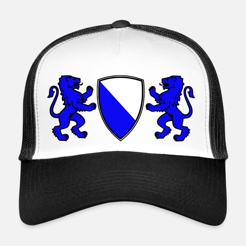 zürich - Trucker Cap - Weiß/Schwarz