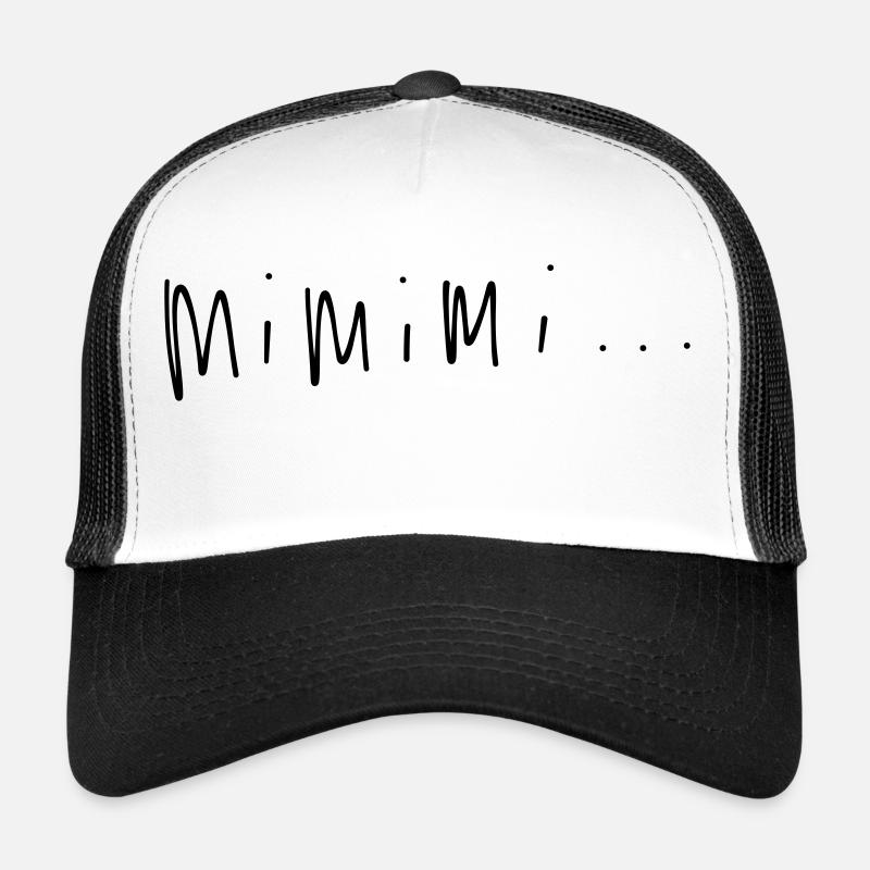 mimimi - Trucker Cap - Weiß/Schwarz