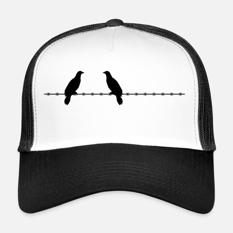 2 pigeons sourds rasoir barbelé sécurité sécurité Casquette trucker 