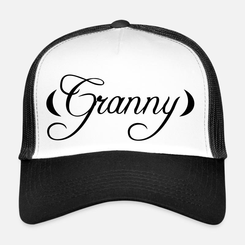 Granny Grandma - Trucker Cap - white/black