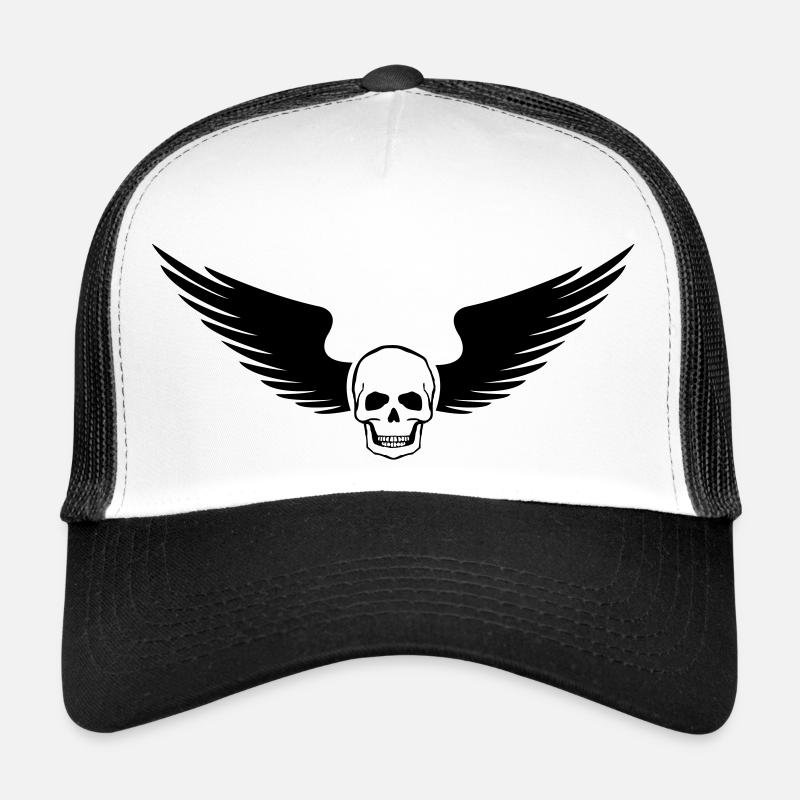 skull_fluegel_ Casquette trucker 