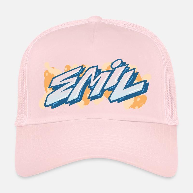 emil graffiti prénom Casquette trucker 