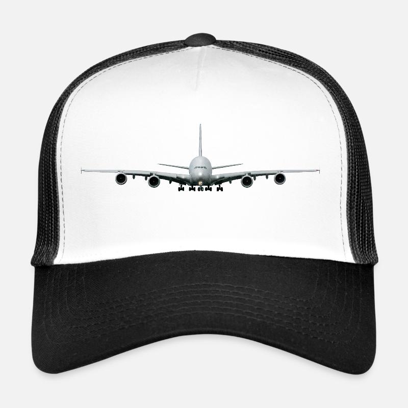 A-380 - Trucker Cap - Weiß/Schwarz
