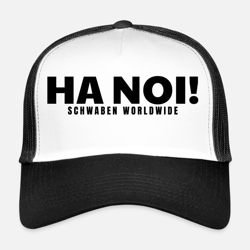 ha noi - schwäbisch - Trucker Cap - Weiß/Schwarz