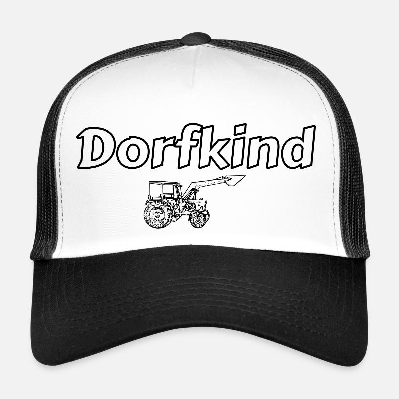 Dorfkind - Trucker Cap - Weiß/Schwarz