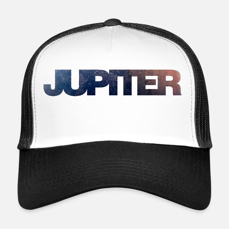 Jupiter | surface - Casquette trucker  - blanc/noir