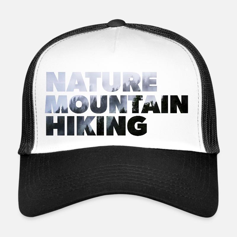 Alps forest nature mountain hiking leewarddesign Casquette trucker 