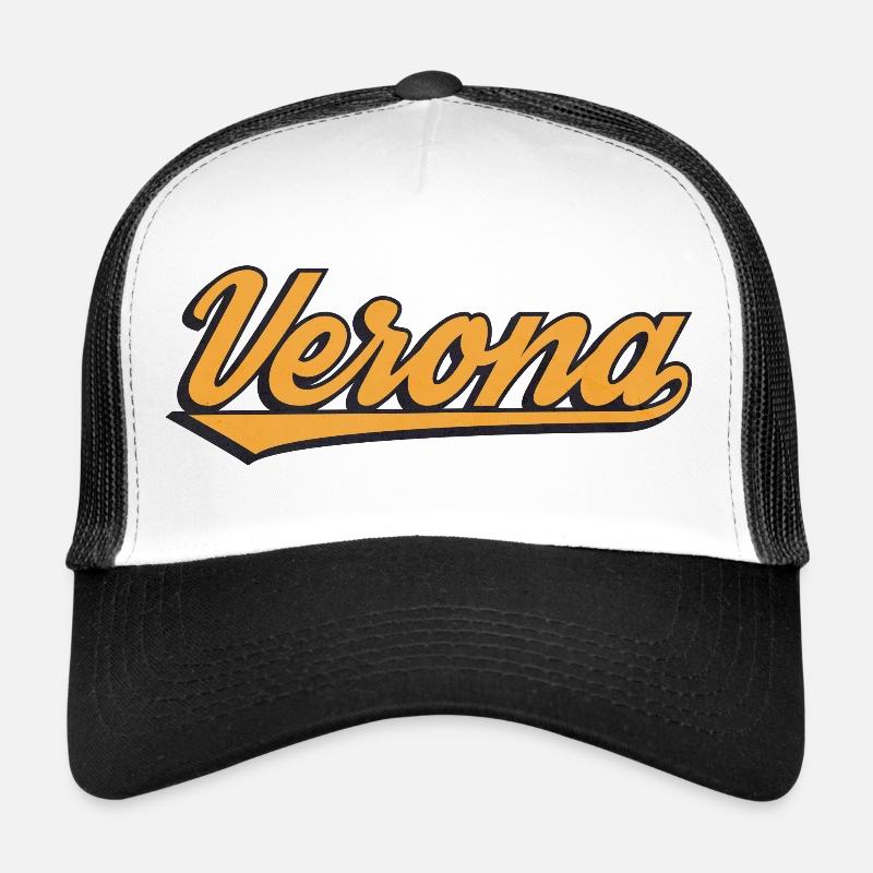 Logo rétro script de Vérone Casquette trucker 