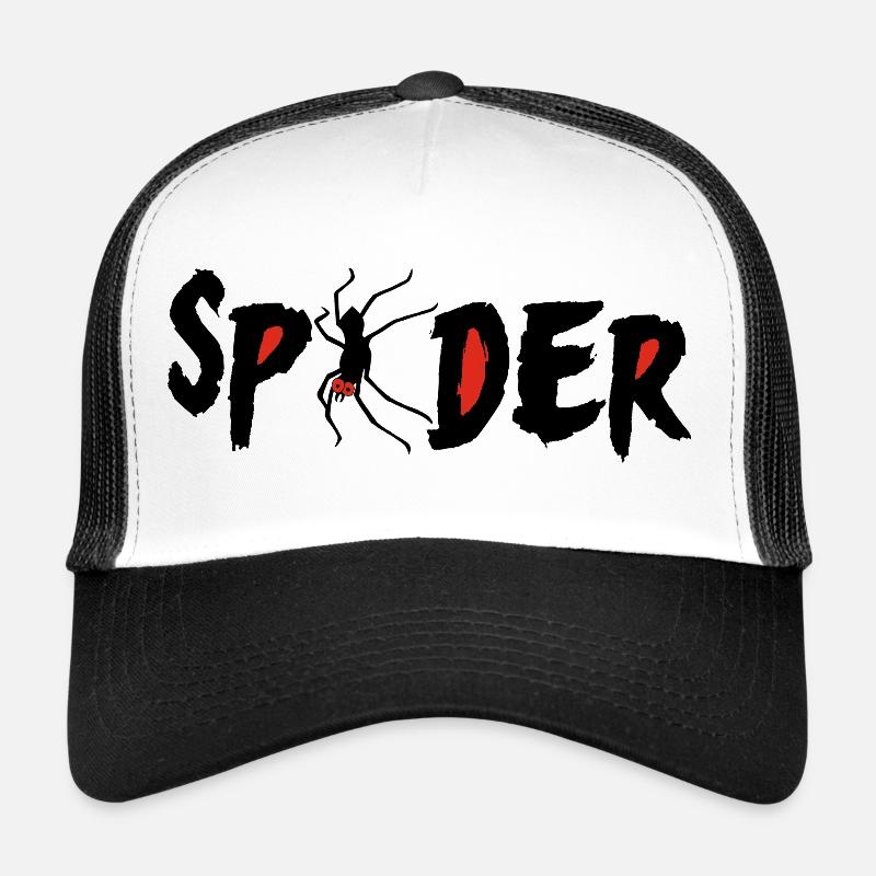Araignée aux yeux rouges Casquette trucker 