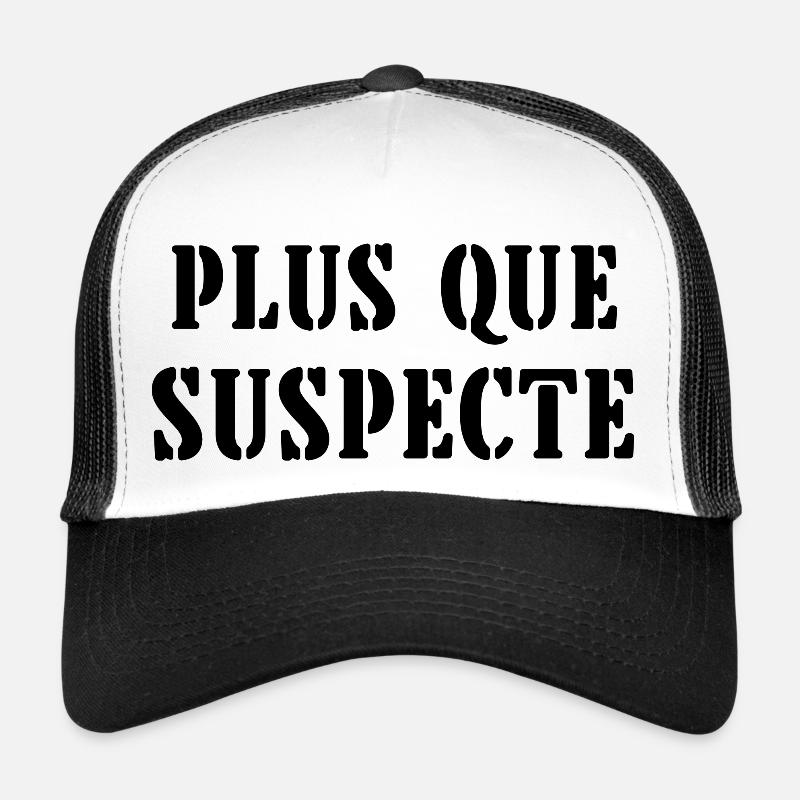 plus que suspecte Casquette trucker 