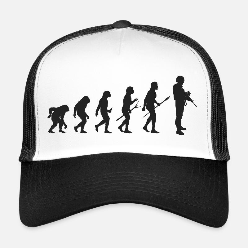 Entwicklung der Armee - Trucker Cap - Weiß/Schwarz