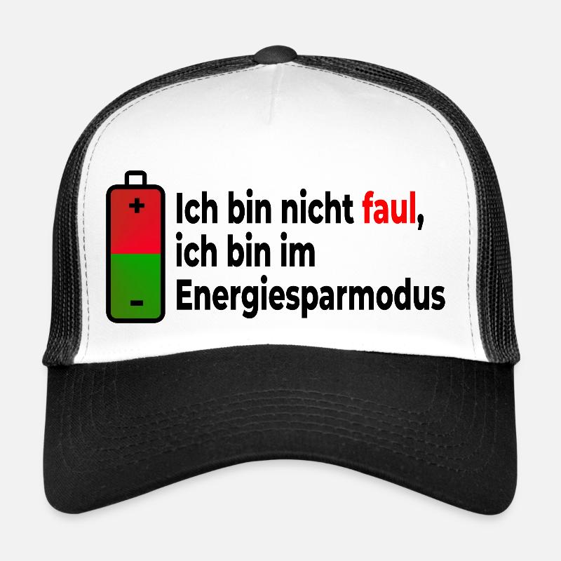 Spruch Energiesparmodus Trucker Cap