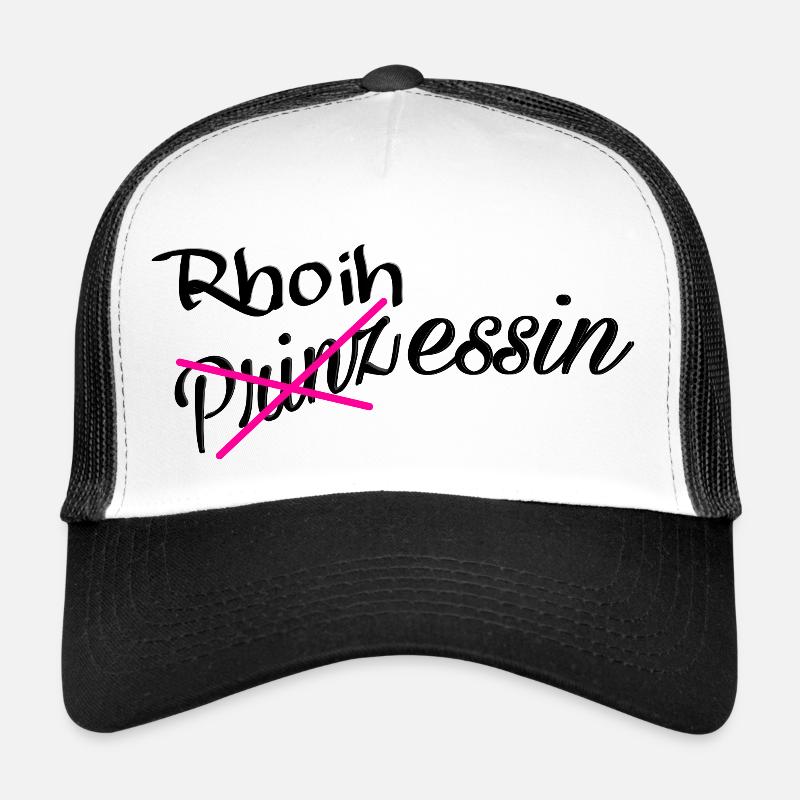 Rhoihessin - Trucker Cap - Weiß/Schwarz