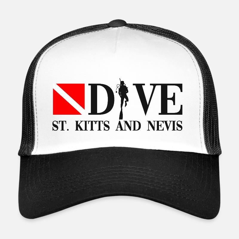 Dive - St. Kitts and Nevis - Diver - Taucher Trucker Cap
