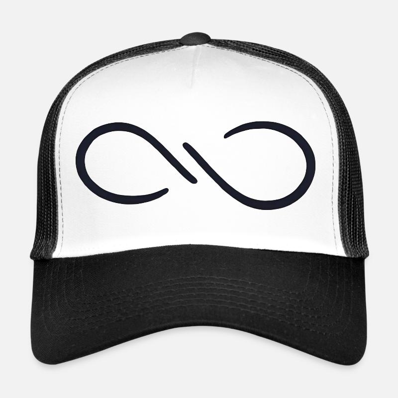 Unendlichkeitszeichen simpel Trucker Cap
