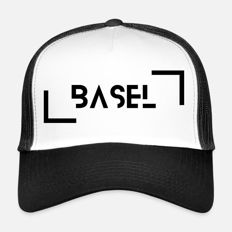 Basel schwarz Trucker Cap