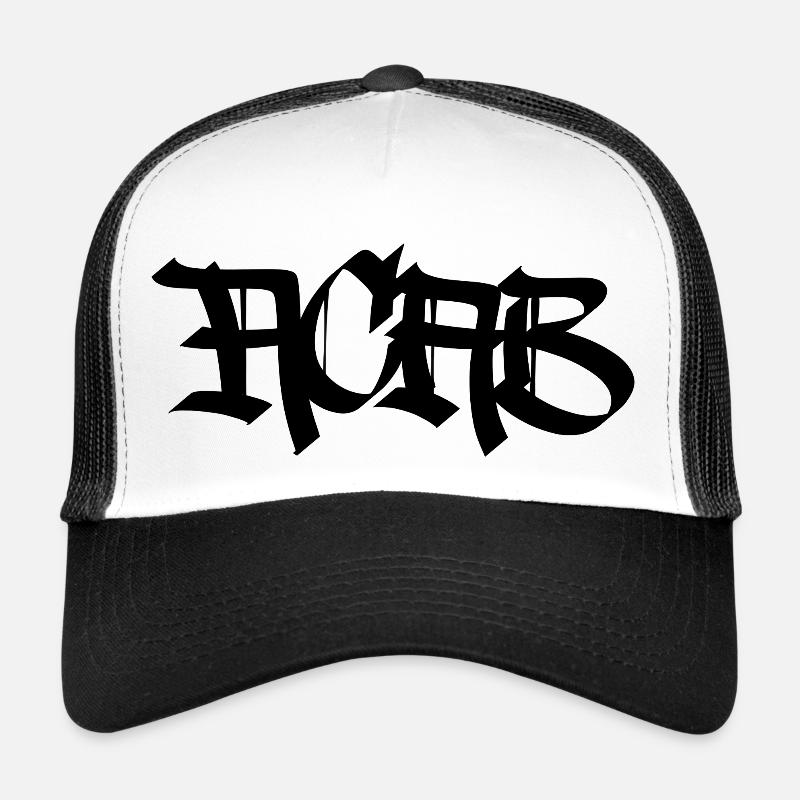Calligraphie ACAB Casquette trucker 