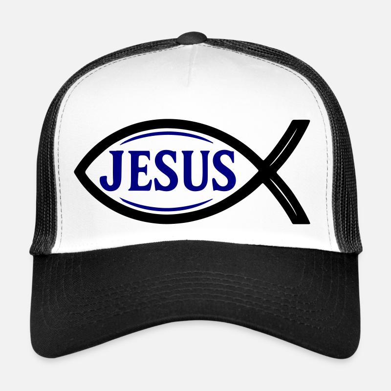 Jesus Fish Trucker Cap