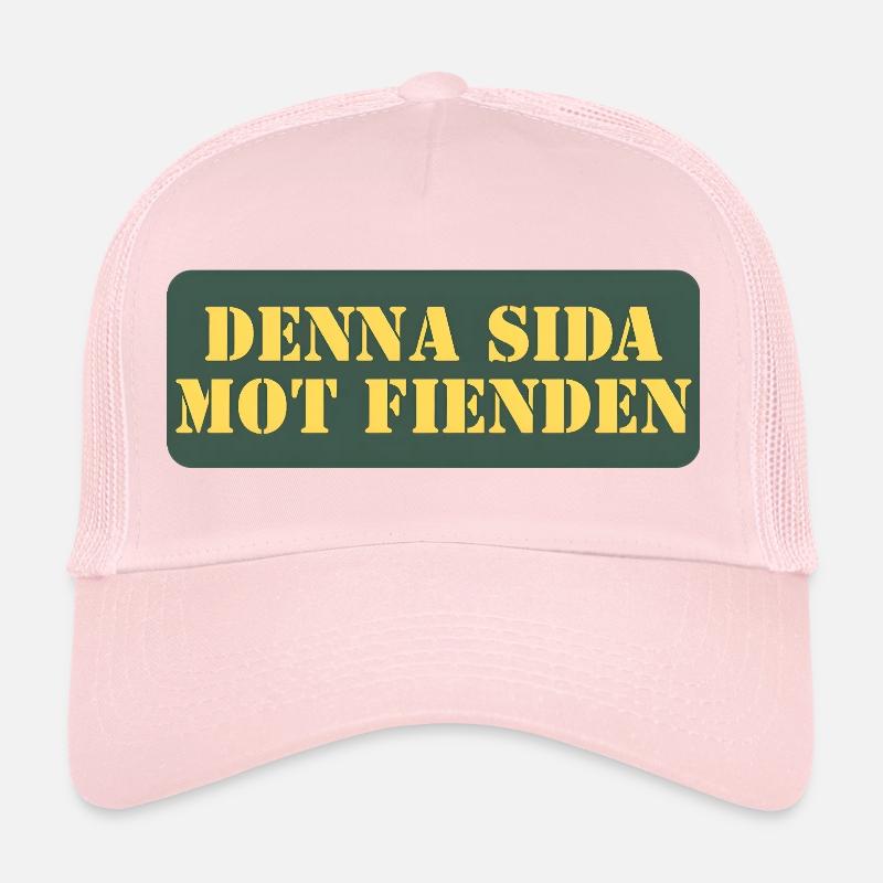 This side against the enemy Trucker Cap