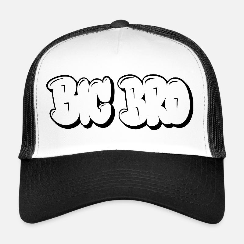 BIG BRO - Trucker Cap - Weiß/Schwarz
