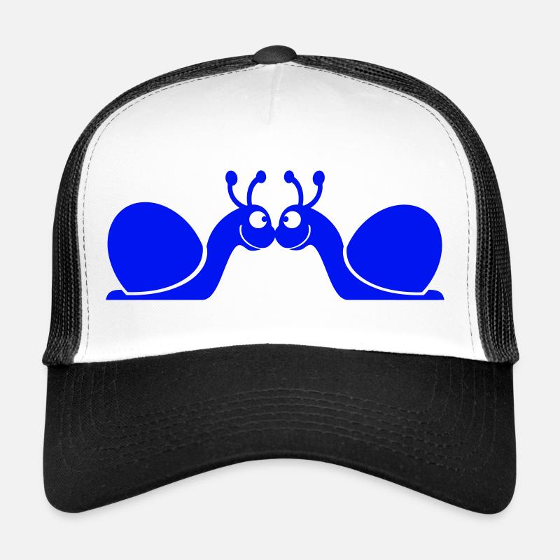 2 escargots coquille d’escargot Équipe amoureuse Amis Casquette trucker 