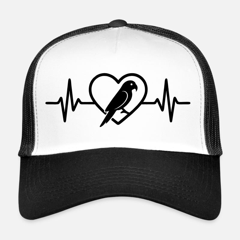 Parrot Heart Trucker Cap