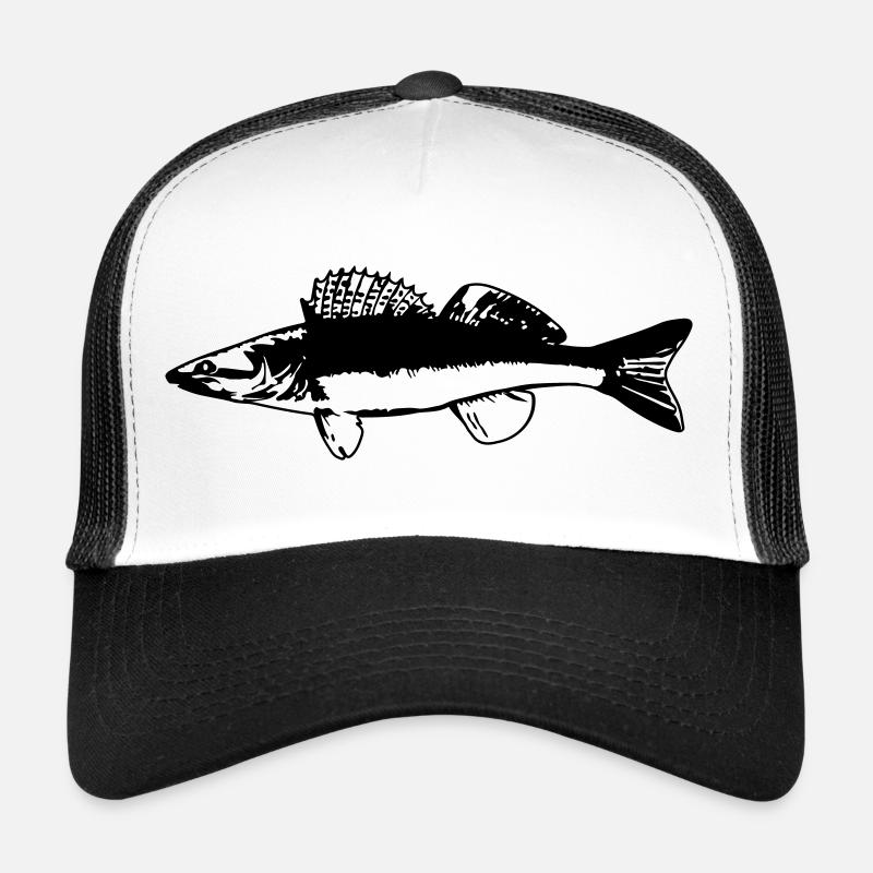 Fisch im Wasser Design auf Blau Trucker Cap