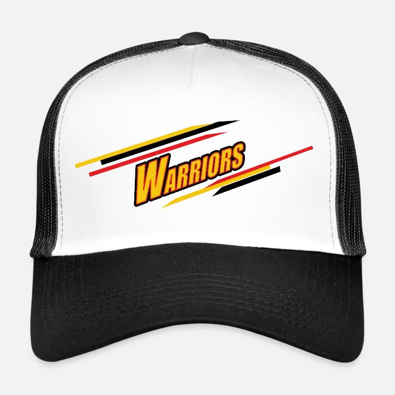 Vivid Warrior Emblem - Trucker Cap - white/black