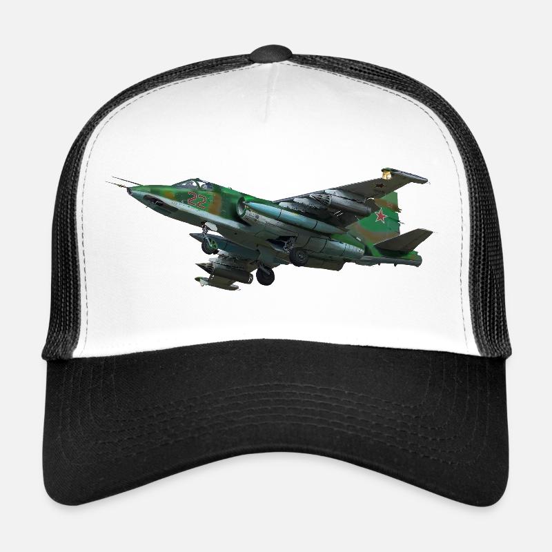 Su-25 - Trucker Cap - Weiß/Schwarz