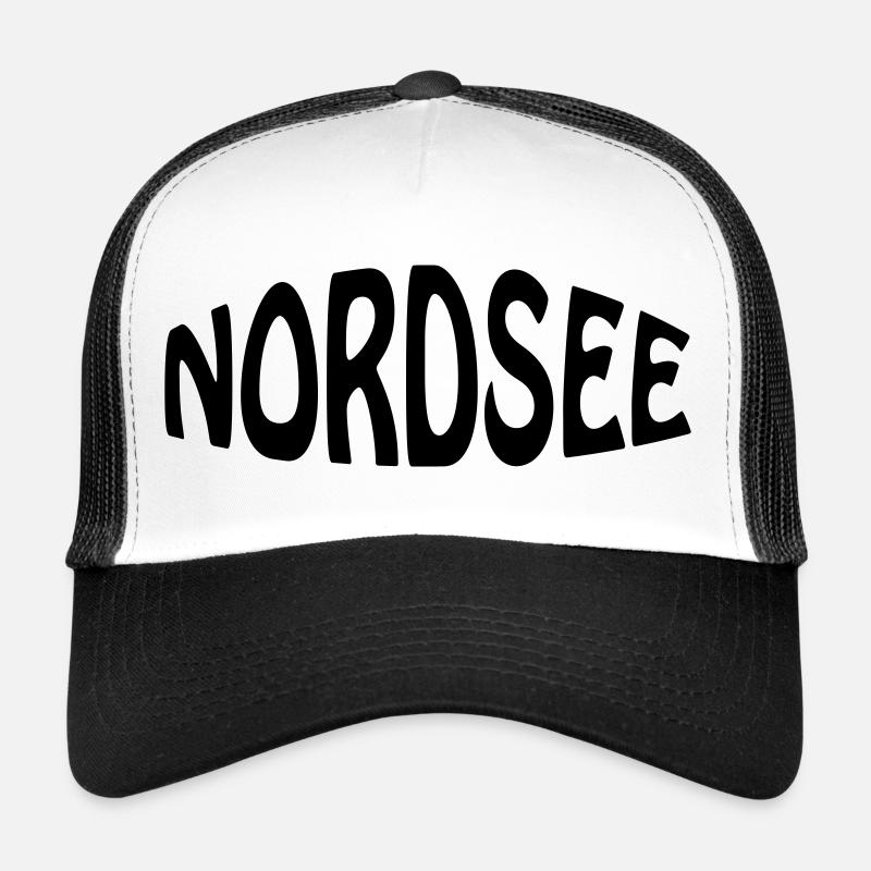 NORDSEE - Trucker Cap - Weiß/Schwarz