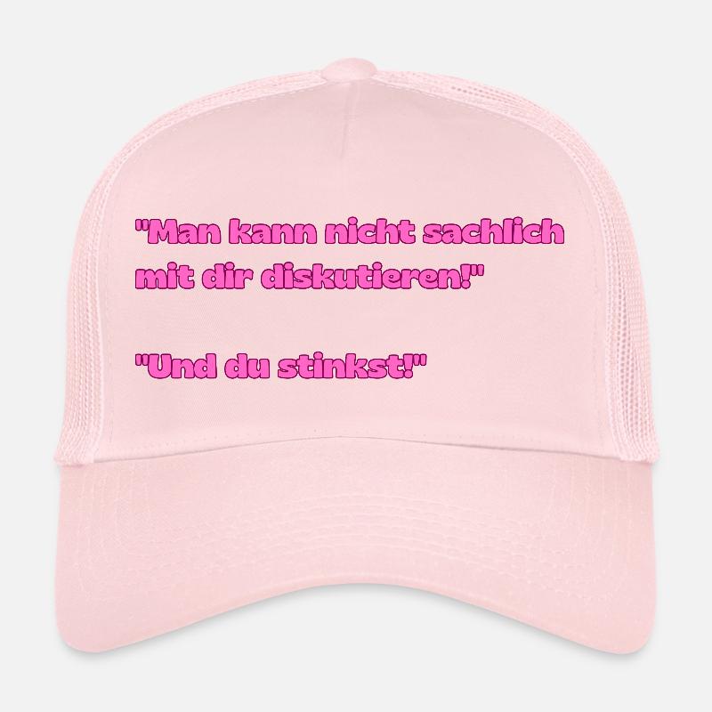 Citation rose Dispute Charm Casquette trucker 