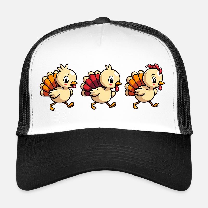 Bébé dinde de Thanksgiving Casquette trucker 